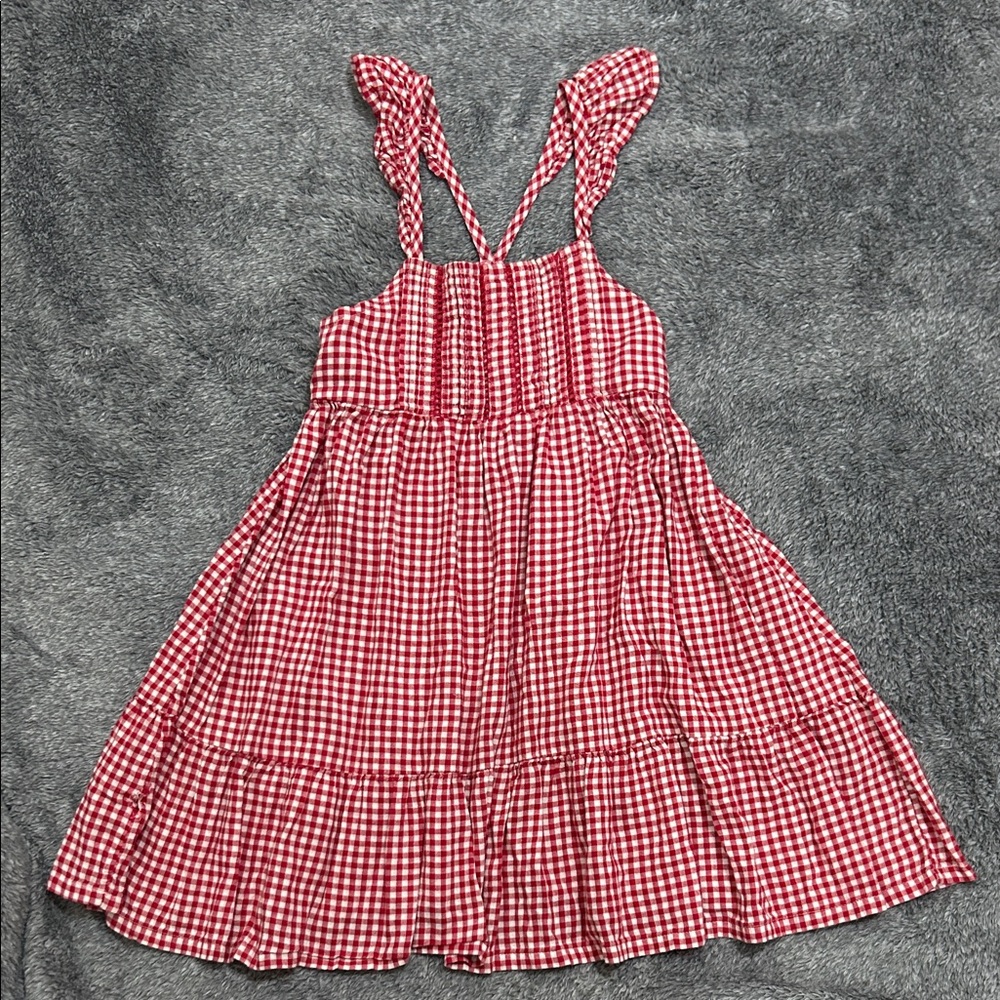 Old Navy Red Gingham Dress – Size 4T